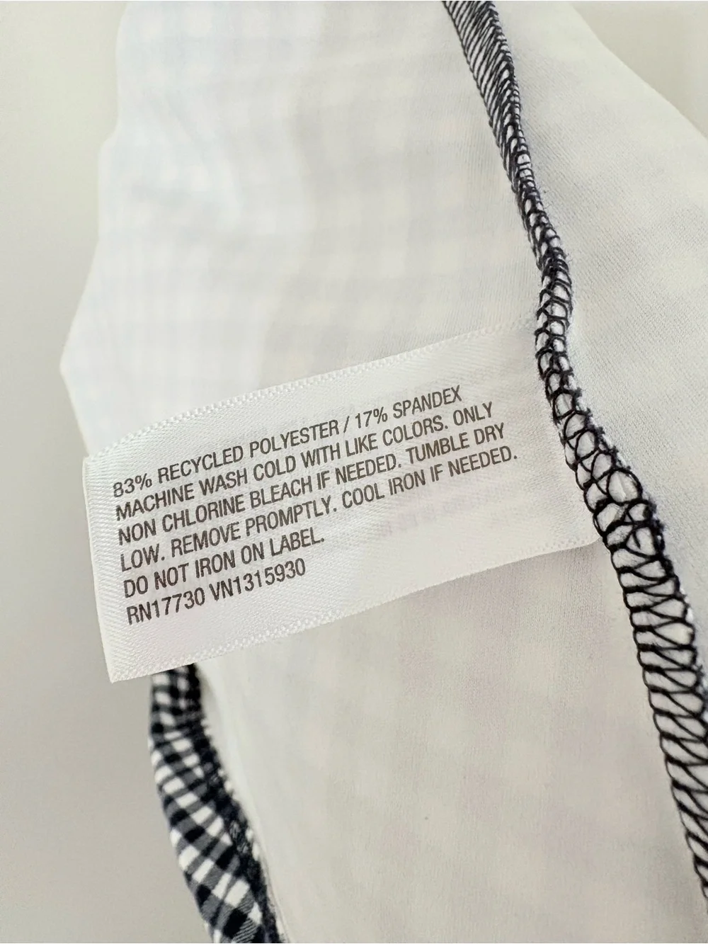 WILD FABLE Butter Bliss Navy Gingham Skater Dress Sporty Tennis Preppy Chic M - Picture 8 of 8